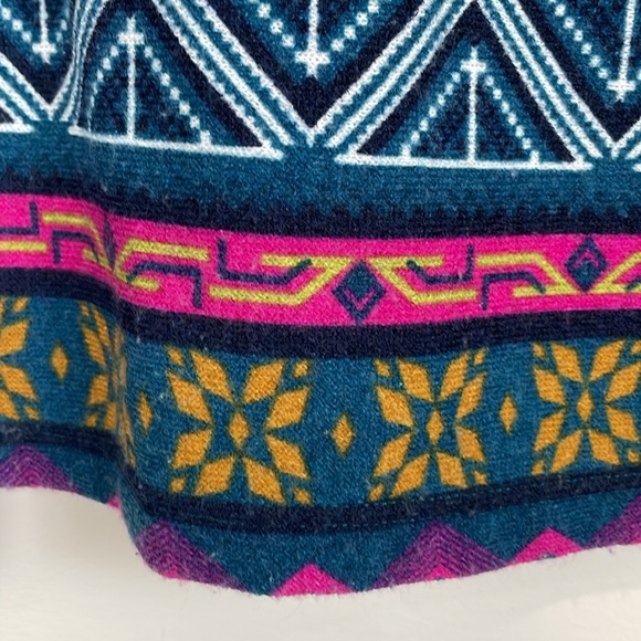 Alya Geometric Printed Sweater Dress Small 3/4 Sleeve - Picture 3 of 8